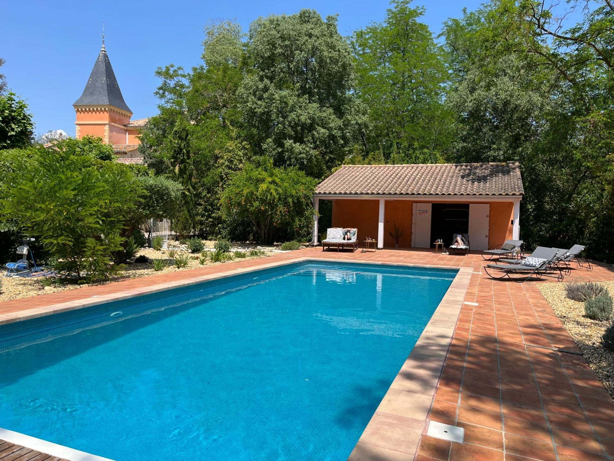 Chateau De Roquelune Pézenas Exterior foto
